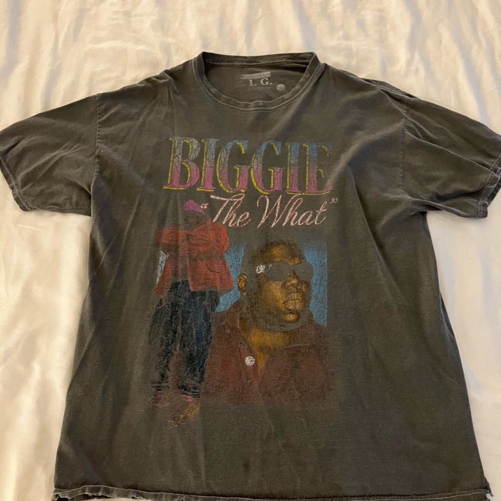 Notorious BIG Graphic T-Shirt in Gray
